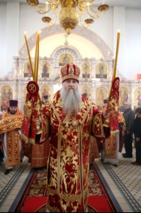 Божественная литургия в храме во имя святых первоверховных апостолов Петра и Павла г. Аткарска