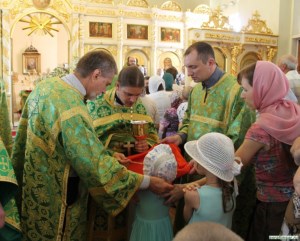 Престольный праздник в саратовском храме во имя преподобного Серафима Саровского
