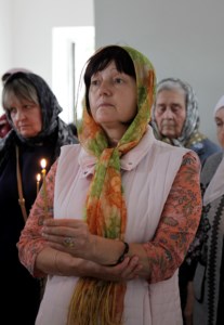 Прихожане строящегося храма святых Адриана и Наталии молитвенно отметили день памяти святых