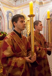 Всенощное бдение в Свято-Троицком кафедральном соборе г.Саратова