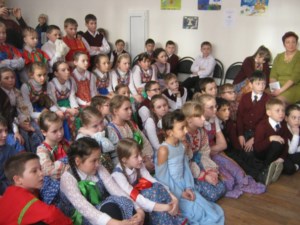 Благотворительные показы Рождественского вертепного действа в актовом зале школы №5 г.Саратова