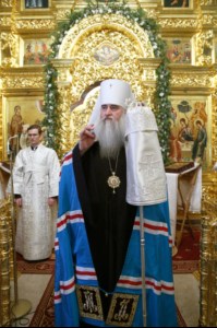 Рождественская Божественная литургия в Свято-Троицком кафедральном соборе Саратова
