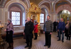 Полиелейная утреня в Свято-Троицком кафедральном соборе г.Саратова