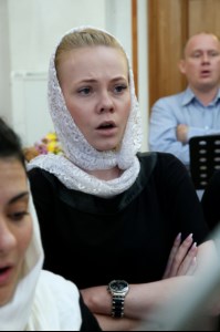 Божественная литургия в Свято-Алексиевском женском монастыре г.Саратова