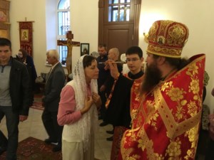 Престольный праздник в новом храме во имя святых мучеников Адриана и Наталии г. Саратова