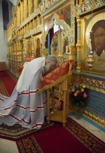 Божественная литургия в Свято-Алексиевском женском монастыре г. Саратова