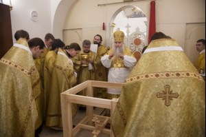 Великое освящение храма во имя святителя Иоанна Златоуста в п. Зональный г.Саратова