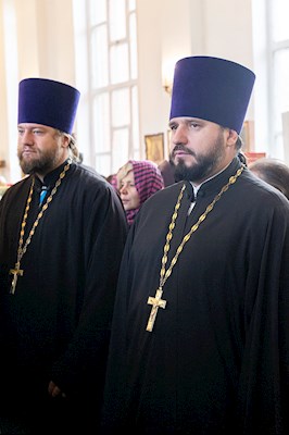 Божественная литургия в храме в честь Казанской иконы Божией Матери г. Саратова
