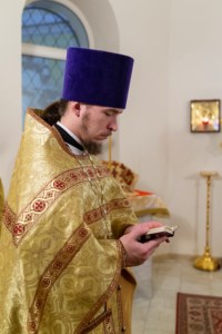 Божественная литургия на Архиерейском подворье — храме в честь иконы Божией Матери «Утоли моя печали» г.Саратова