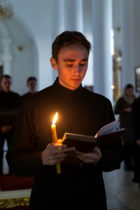 Литургия Преждеосвященных Даров в Свято-Троицком кафедральном соборе г. Вольска