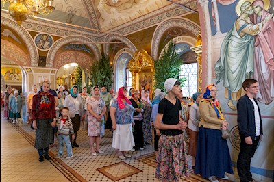 Всенощное бдение в Свято-Троицком кафедральном соборе г.Саратова