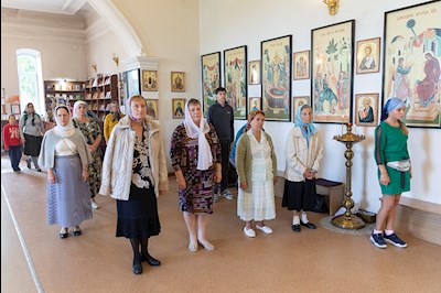 Всенощное бдение в храме Рождества Христова г. Вольска