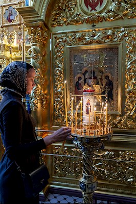 Пассия в Свято-Троицком кафедральном соборе г. Саратова