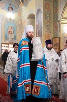 В праздник Крещения Господня митрополит Игнатий совершил Божественную литургию