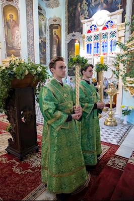 Митрополит Игнатий совершил всенощное бдение в Свято-Духовском соборе г. Саратова