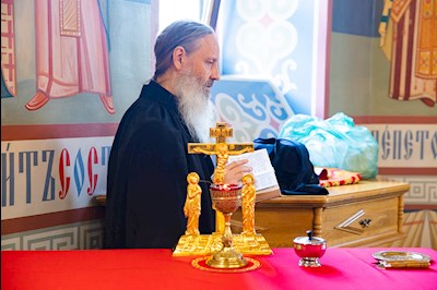 Митрополит Игнатий совершил всенощное бдение в Свято-Никольском мужском монастыре г. Саратова