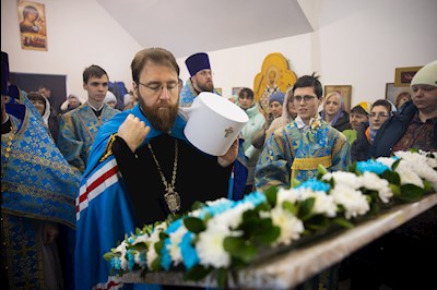 Митрополит Игнатий совершил Великое освящение храма в честь иконы Божией Матери «Спорительница хлебов» с. Кувыка и первую Божественную литургию в новоосвященном храме