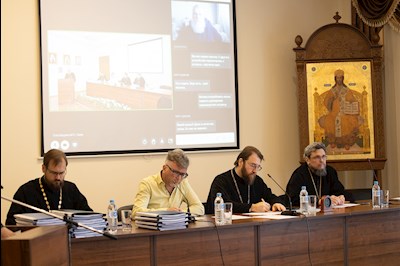 Митрополит Игнатий принял участие в защите выпускных квалификационных работ магистров в СПДС