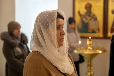 Встреча ковчега с мощами мученицы Татианы