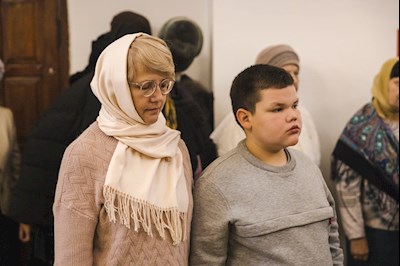 Архиереи Саратовской митрополии совершили Божественную литургию в соборном храме святого благоверного князя Александра Невского г. Ртищево