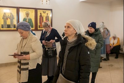 Встреча ковчега с мощами мученицы Татианы