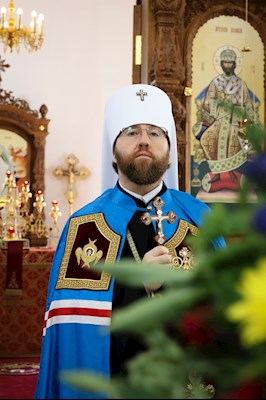 Божественная литургия в храме новомучеников и исповедников Саратовских г. Саратова