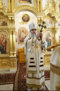 Великое освящение храма в честь святого благоверного князя Михаила Черниговского и боярина его Феодора г. Саратова