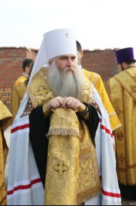 Чин основания Владимирского храма подворья Свято-Алексиевского женского монастыря Саратова в Вольске