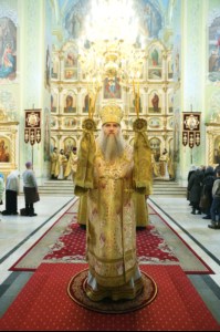 Божественная литургия в храме в честь Покрова Пресвятой Богородицы г.Саратова