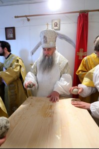 Чин Великого освящения и Божественная литургия в храме святого пророка Илии в селе Липовка Базарно-Карабулакского района