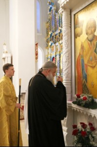 Всенощное бдение в Свято-Сергиевском женском монастыре с. Алексеевка Базарно-Карабулакского р-на