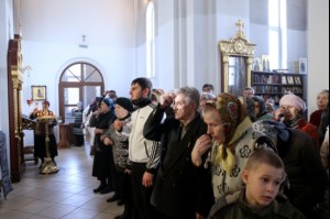 Пассия в храме во имя святого великомученика Георгия Победоносца г.Саратова