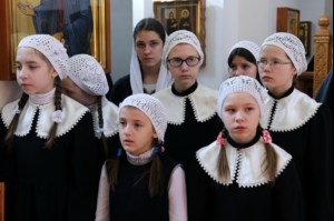 Божественная литургия в Свято-Алексиевском женском монастыре г. Саратова