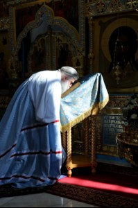 Божественная литургия в Свято-Алексиевском женском монастыре г. Саратова