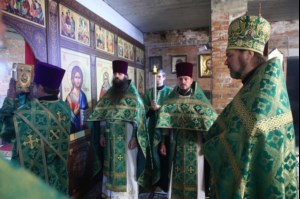 Престольный праздник в саратовском храме во имя преподобного Сергия Радонежского