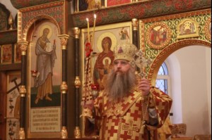 Божественная литургия в храме в честь иконы Божией Матери «Утоли моя печали»