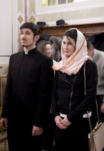 Божественная литургия и новогодний молебен в Свято-Троицком кафедральном соборе города Саратова