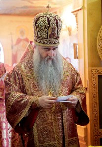 Божественная литургия в тюремном храме во имя святителя и чудотворца Николая при ОТБ №1 г. Саратова