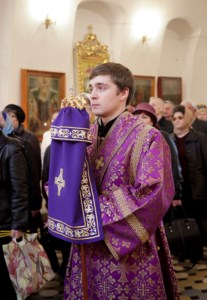Божественная литургия в храме во имя святого благоверного князя Александра Невского г.Ртищево