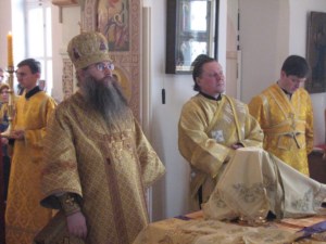 Божественная литургия в храме во имя Святого Пророка Божия Илии г. Саратова