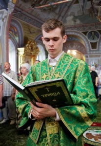 Всенощное бдение в Свято-Троицком кафедральном соборе г. Саратова
