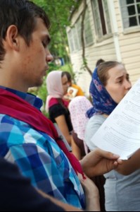 В лагере «Солнечный» прошел традиционный крестный ход
