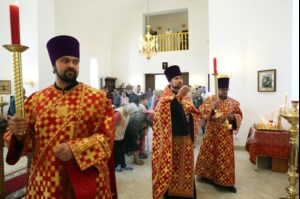 Всенощное бдение в храме во имя святого апостола и евангелиста Иоанна Богослова г.Саратова