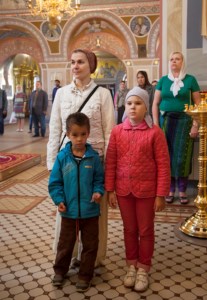 Божественная литургия в Свято-Троицком кафедральном соборе г.Саратова