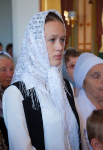 Божественная литургия в храме в честь Успения Пресвятой Богородицы п. Возрождение Хвалынского района