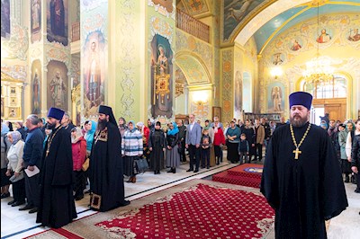 Всенощное бдение в Покровском храме г. Саратова