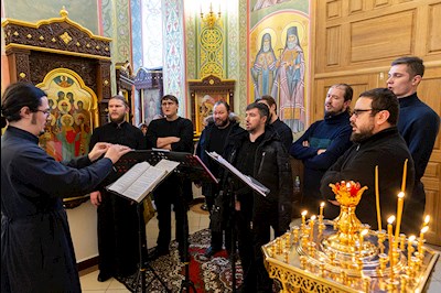 Всенощное бдение в Иоанновском женском монастыре с. Алексеевка
