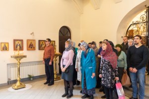Божественная литургия в Свято-Никольском мужском монастыре г. Саратова
