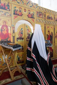 Литургия Преждеосвященных Даров в храме во имя святителя Митрофана Воронежского г. Саратова