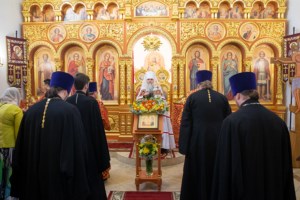Божественная литургия в храме святого благоверного князя Александра Невского г. Саратова